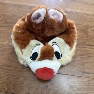 Vintage Disney Parks Chip & Dale DALE Plush Hat Disneyland Chipmunks‎ Youth Kids